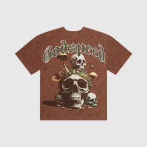 Godspeed Orange And Brown Shirt