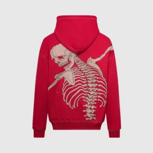 Godspeed Red White Hoodie Back Side
