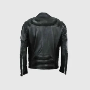 Godspeed Vintage Brown Leather Jacket Back Side