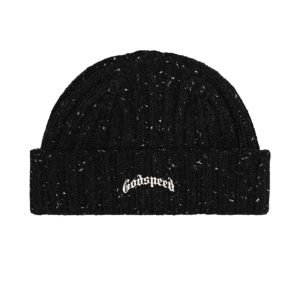 Black White Beanie