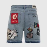 Godspeed Patch Denim Shorts Back