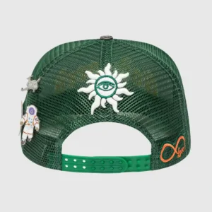 Godspeed Yellow Green Hat Back