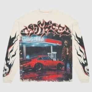 Front view of Godspeed Pitstop LS Thermal shirt