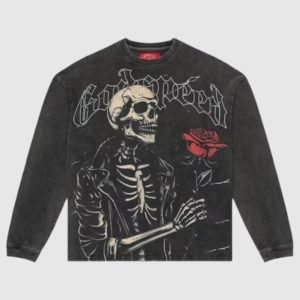 Front view of Godspeed Valentine LS T-shirt in white
