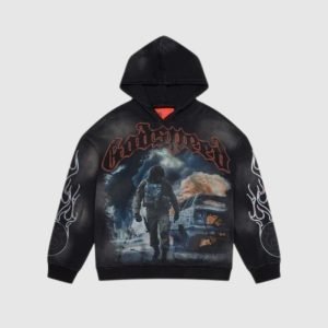 Front view of GODSPEED Khaos Hoodie V2.