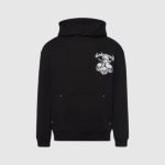 Front view of the GODSPEED Circle Of Life Hoodie in black.