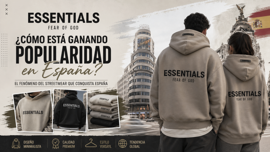 Essentials en España: Cómo está ganando popularidad en el streetwear