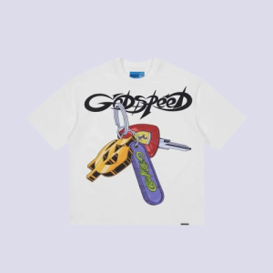 White Godspeed shirt