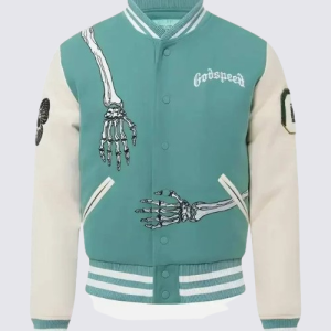 Godspeed Skull Rod Varsity Jacket