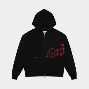 Black And Red Godspeed Hoodie