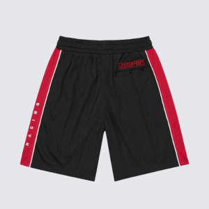 GODSPEED logo-patch mesh shorts