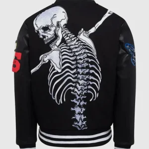 Godspeed Skull Rod Varsity Jacket(B)