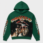 GODSPEED Motocross art-sleeve hoodie