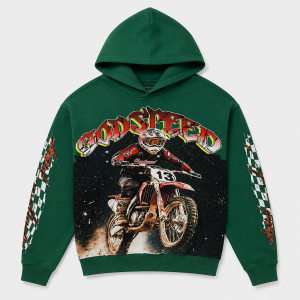 GODSPEED Motocross art-sleeve hoodie