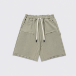 GODSPEED Vintage Washed Olive Green Shorts