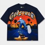 Godspeed Kick Push T-Shirt (Navy)