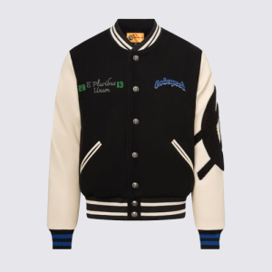 Godspeed Mens F.T.D Varsity Jacket Black/White