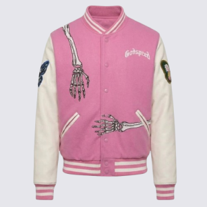 Skull Rod Godspeed Letterman Varsity Jacket