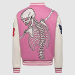 Skull Rod Godspeed Letterman Varsity Jacket (B)