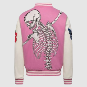 Skull Rod Godspeed Letterman Varsity Jacket (B)