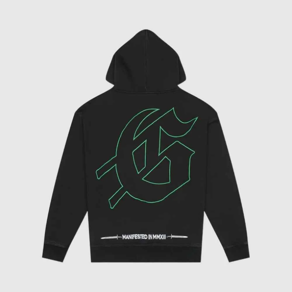 godspeed black embroidered hoodie back side
