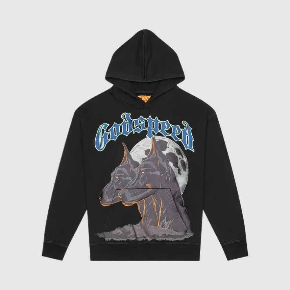 godspeed black embroidered hoodie