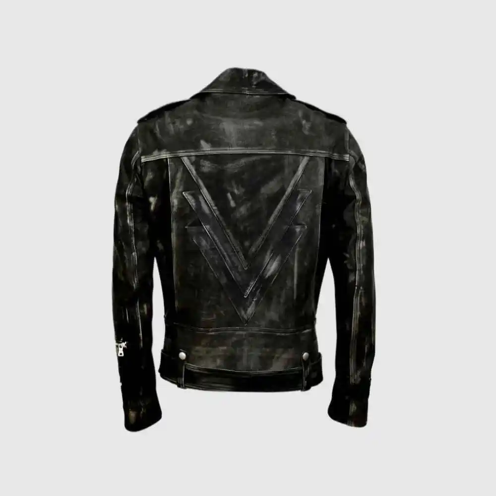 godspeed black moto jacket back side