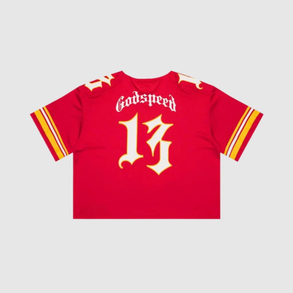 godspeed red jersey shirt back