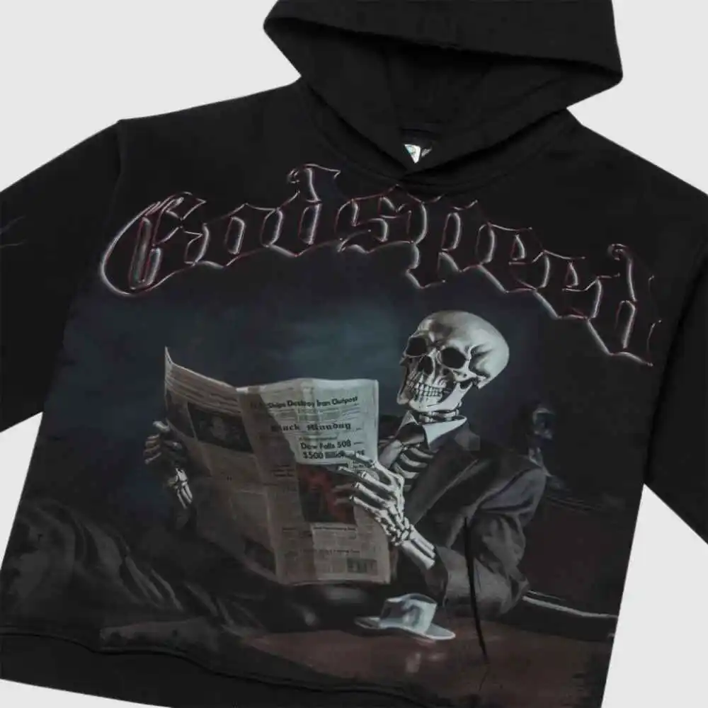 godspeed washed hoodie grey zoom logo