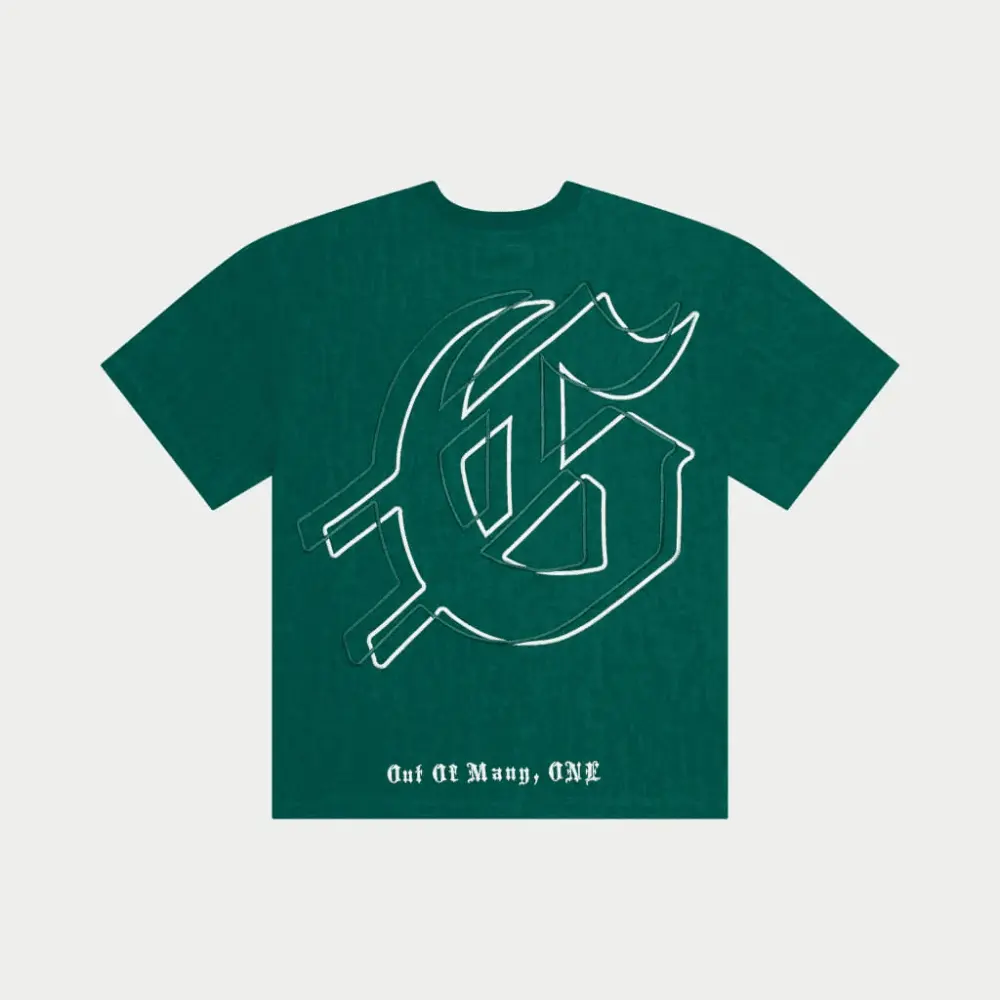 godspeed shirt with green back