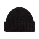 Black Hat Beanie Back