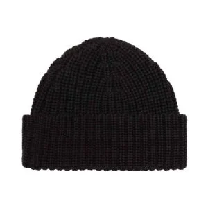 Black Hat Beanie Back