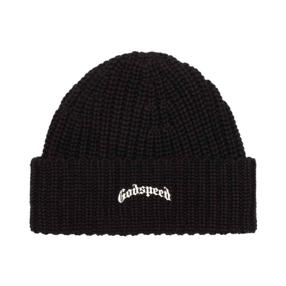 black hat beanie