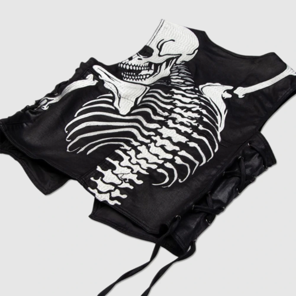 godspeed denim vest jacket back