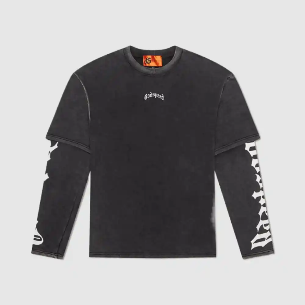 godspeed double layer long sleeve t shirt