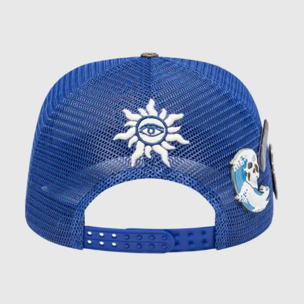 godspeed orange and blue hat back